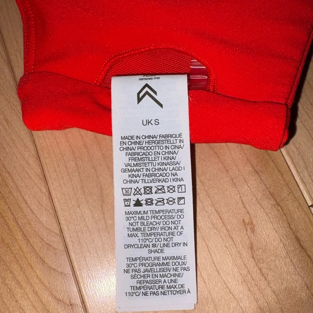 Oner Active Unified Micro Bralette in Muscle Mommy Red (SOLD OUT ONLINE) - Picture 6 of 6